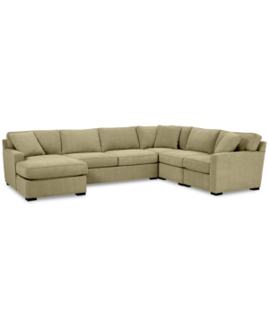 FURNITURE RADLEY 5-PC. FABRIC CHAISE SECTIONAL SOFA WITH CORNER PIECE, CREATED FOR MACY'S