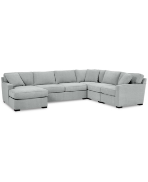 FURNITURE RADLEY 5-PC. FABRIC CHAISE SECTIONAL SOFA WITH CORNER PIECE, CREATED FOR MACY'S