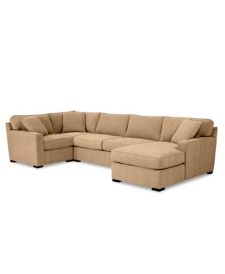 Radley 4-Pc. Fabric Chaise Sectional Sofa with Corner Piece, Created for Macy's