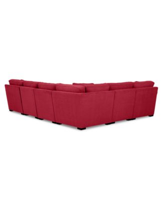 Radley Fabric 6-Pc. Chaise Sectional with Corner