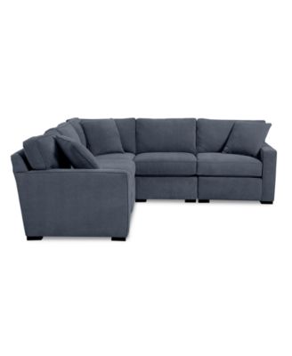 Radley Fabric 5-Pc. Sectional Sofa with Corner Piece, Created for Macy's