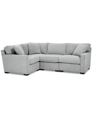 Radley Fabric 4-Pc. Sectional Sofa with Corner Piece, Created for Macy's