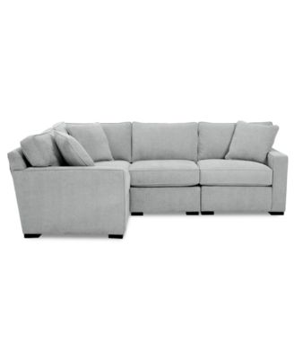 Radley Fabric 4-Pc. Sectional Sofa with Corner Piece, Created for Macy's