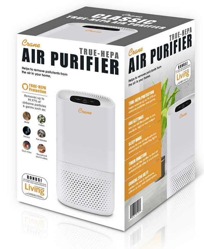 Crane Tower Air Purifier with True HEPA Filter Macy's