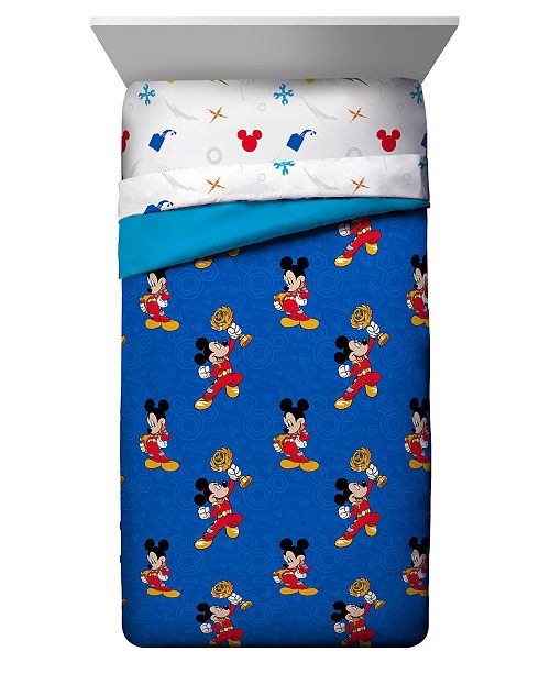 Disney Junior Mickey Mouse Roadster Racer Trophy Reversible Twin