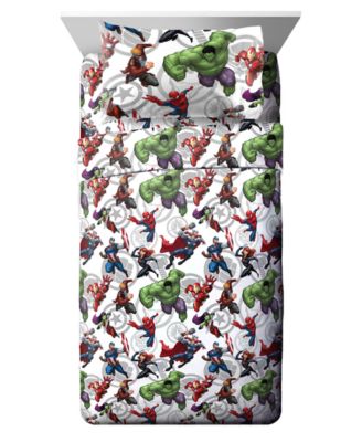 marvel twin sheet set