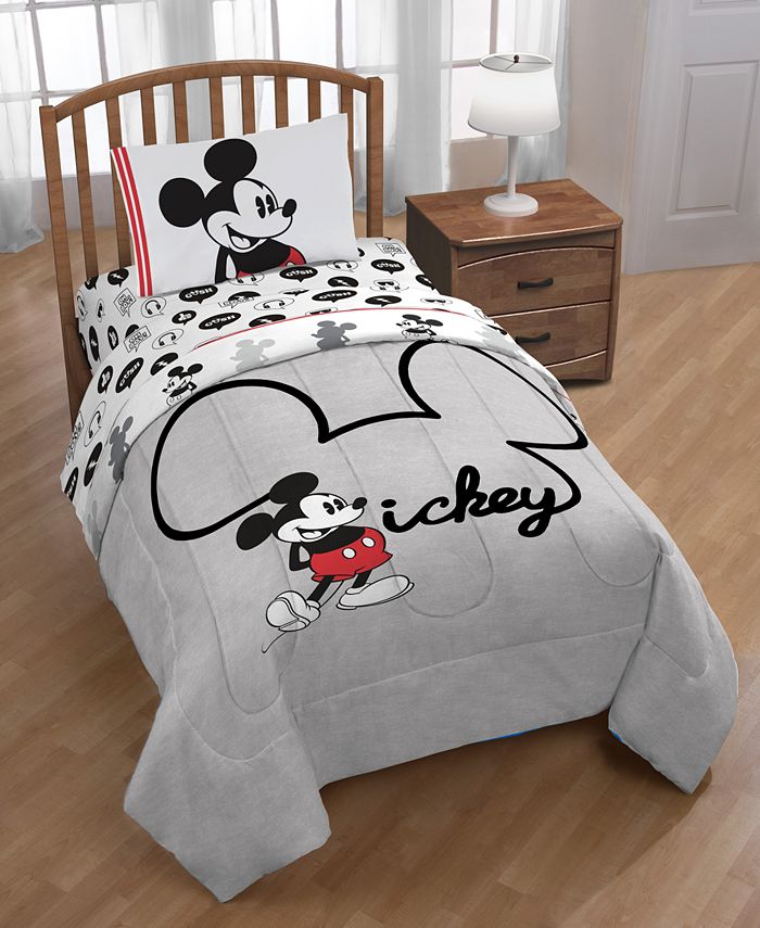 Disney Mickey Mouse 3 Piece Twin Sheet Set Macy's