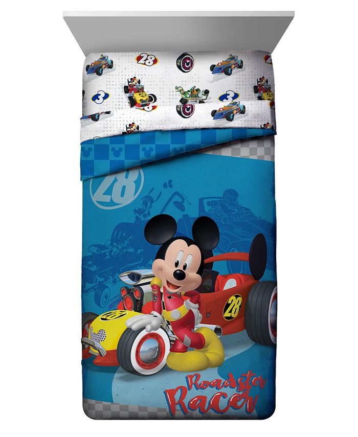 Disney Mickey Mouse Clubhouse Roadster Racer Reversible Twin Comforter Macy's