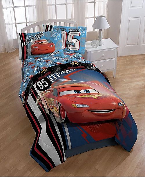 Disney Cars 95 Twin Comforter & Reviews - Comforters: Fashion - Bed & Bath - Macy&#39;s