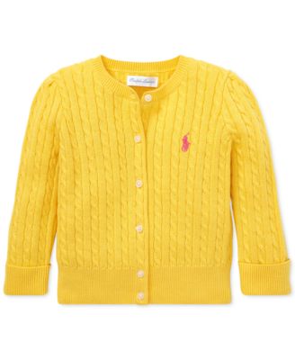 ralph lauren baby cable knit sweater