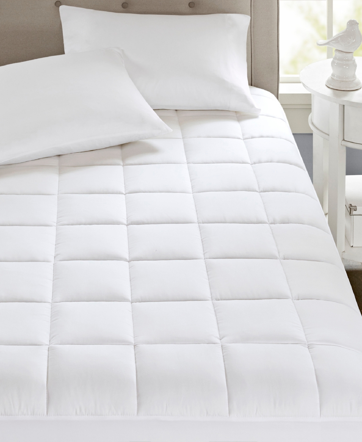 Madison Park Highline Quilted Microfiber Deep Pocket Mattress Pad