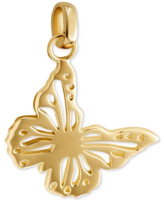 Michael Kors Gold-Tone Butterfly Charm 