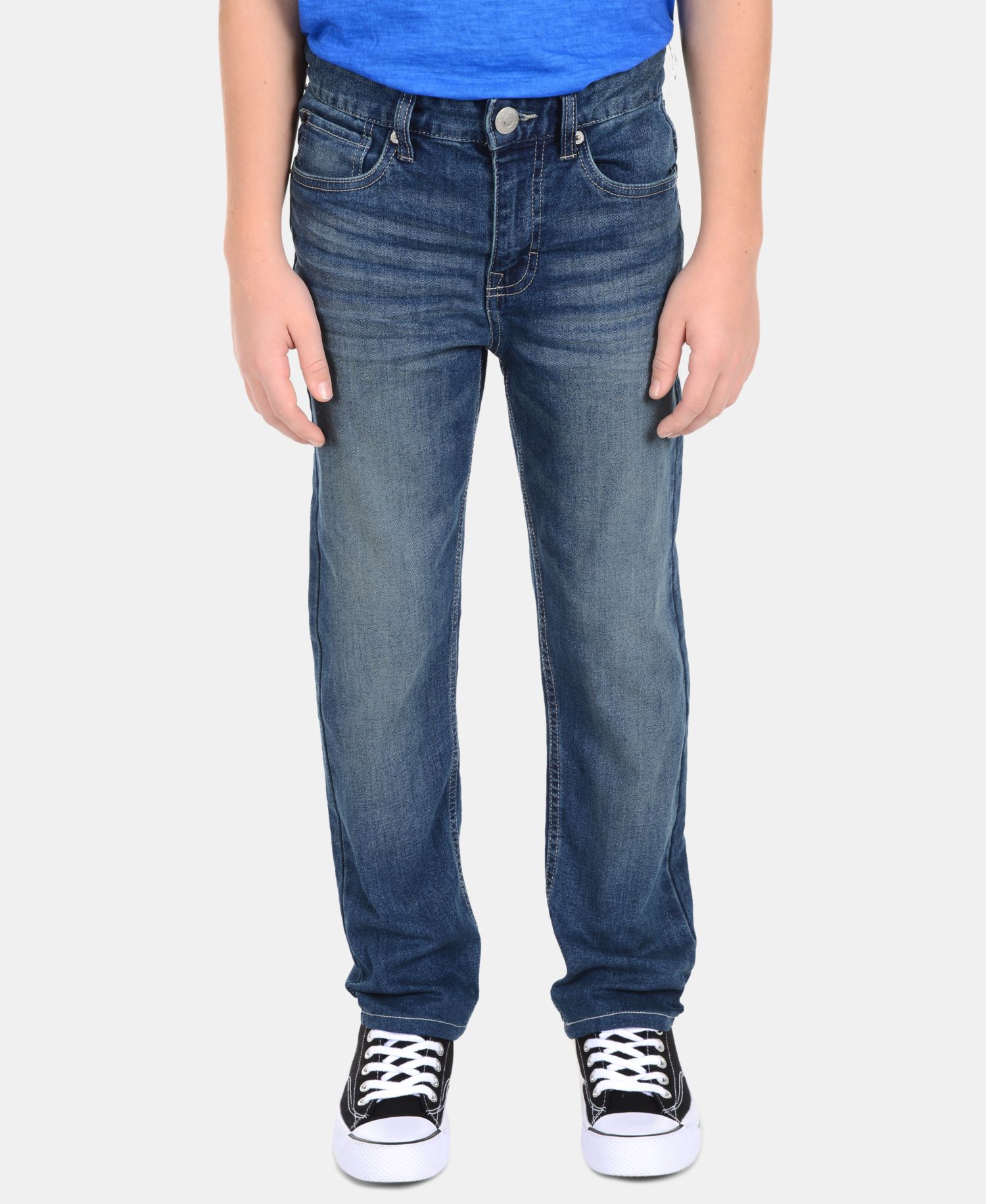 Big Boys Slim-Fit Denim five-pocket Jeans