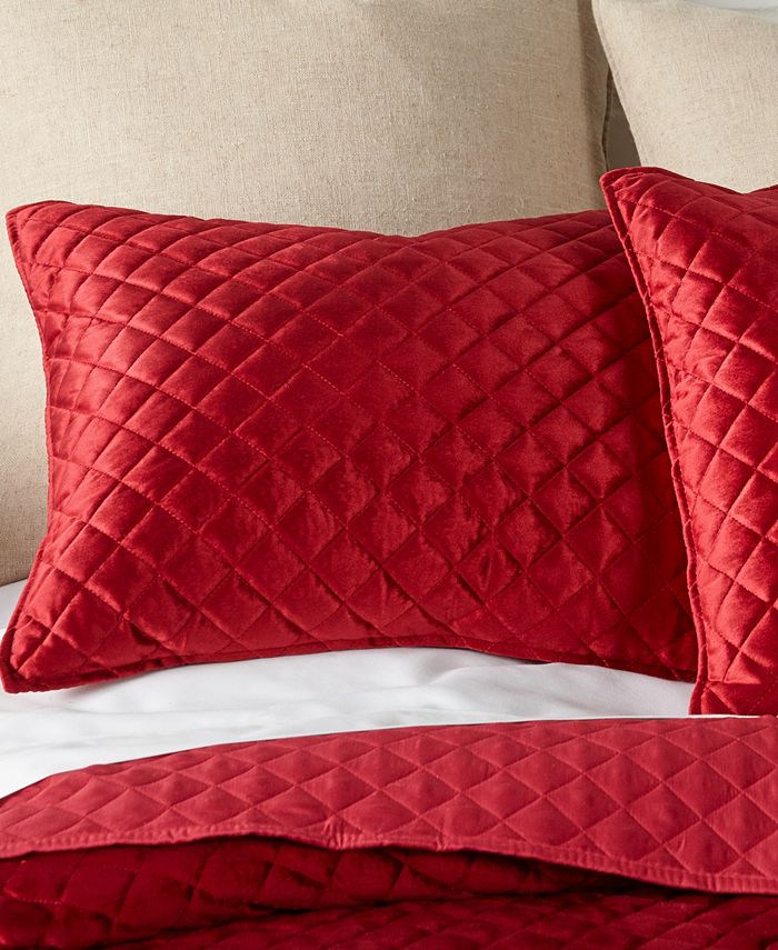 Levtex Home Red Velvet King Quilt Set & Reviews Quilts & Bedspreads