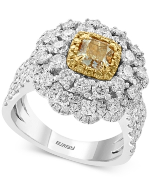 image of Limited Edition! Effy Hematian Diamond (3 ct. t.w.) Statement Ring in 18k Gold and White Gold