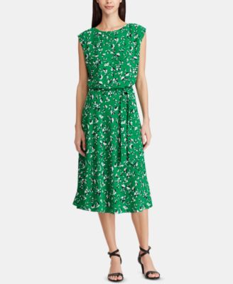 Lauren Ralph Lauren - Floral-Print Cap-Sleeve Dress