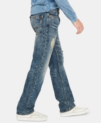 Buffalo David Bitton Men's Driven Relaxed Denim Jeans - Indigo Stretch, Recycled Cotton, Low Rise - View #8