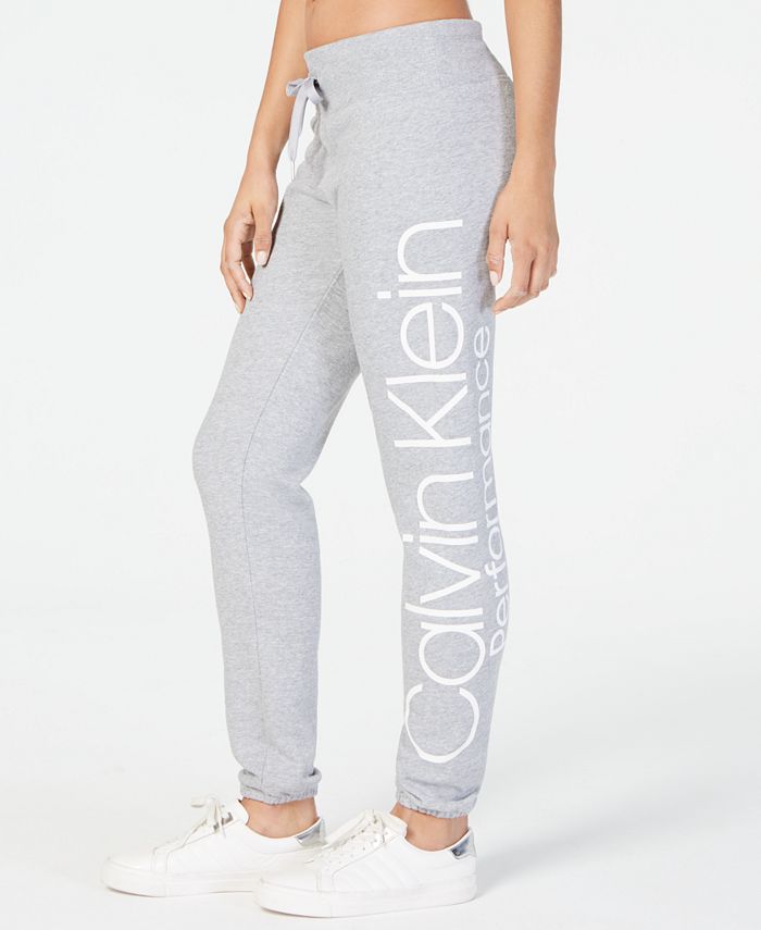 Calvin Klein Logo Sweatpants - Macy's