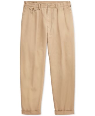 Polo Ralph Lauren Men's Relaxed-Fit Pleated Chino Pants - Macy's