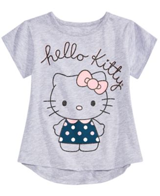 Hello Kitty Little Girls Kitty-Print T-Shirt - Macy's