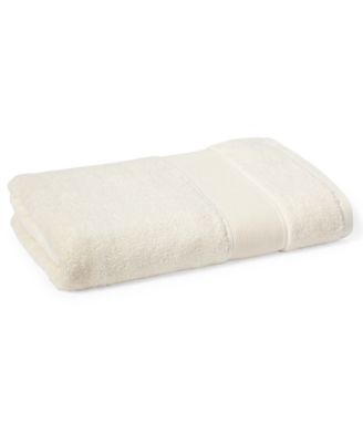 Lauren Ralph Lauren Sanders Solid Antimicrobial Cotton Bath Towel, 30" x 56" - Linen Cream, Bath Towel