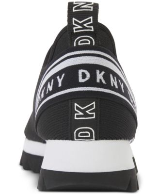dkny black tennis shoes