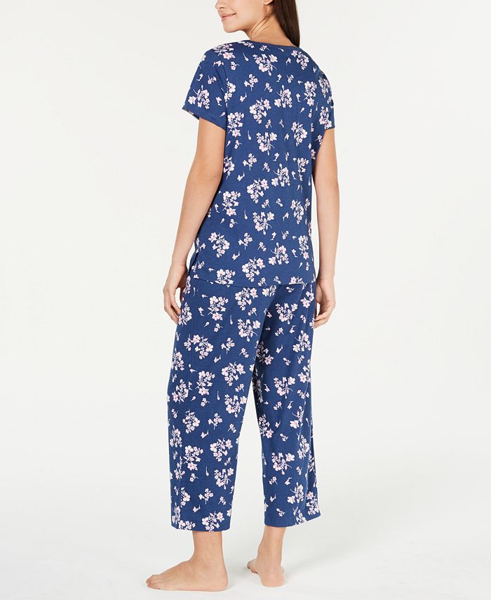 Charter Club Cotton Soft Knit Pajama Set, Created for Macy's & Reviews ...