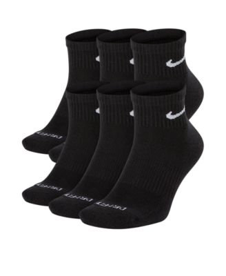 Nike Unisex 6 Pk. Dri FIT Quarter Socks Macy s