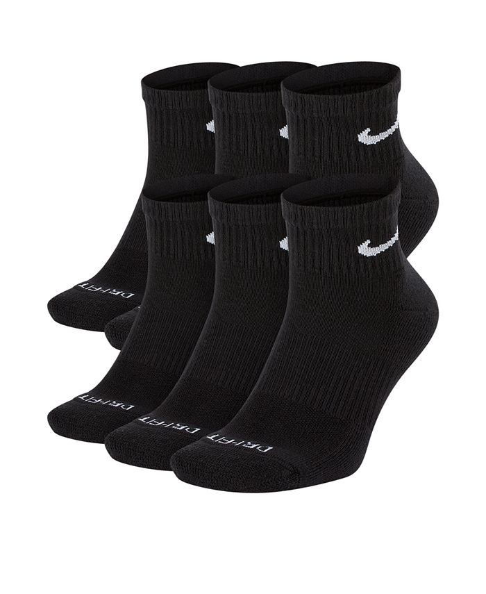 enfermero Empeorando Quedar asombrado Nike Men's 6-Pk. Dri-FIT Quarter Socks - Macy's