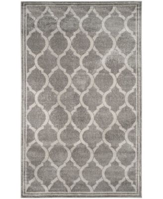 Amherst Gray and Light Gray 5' x 8' Area Rug
