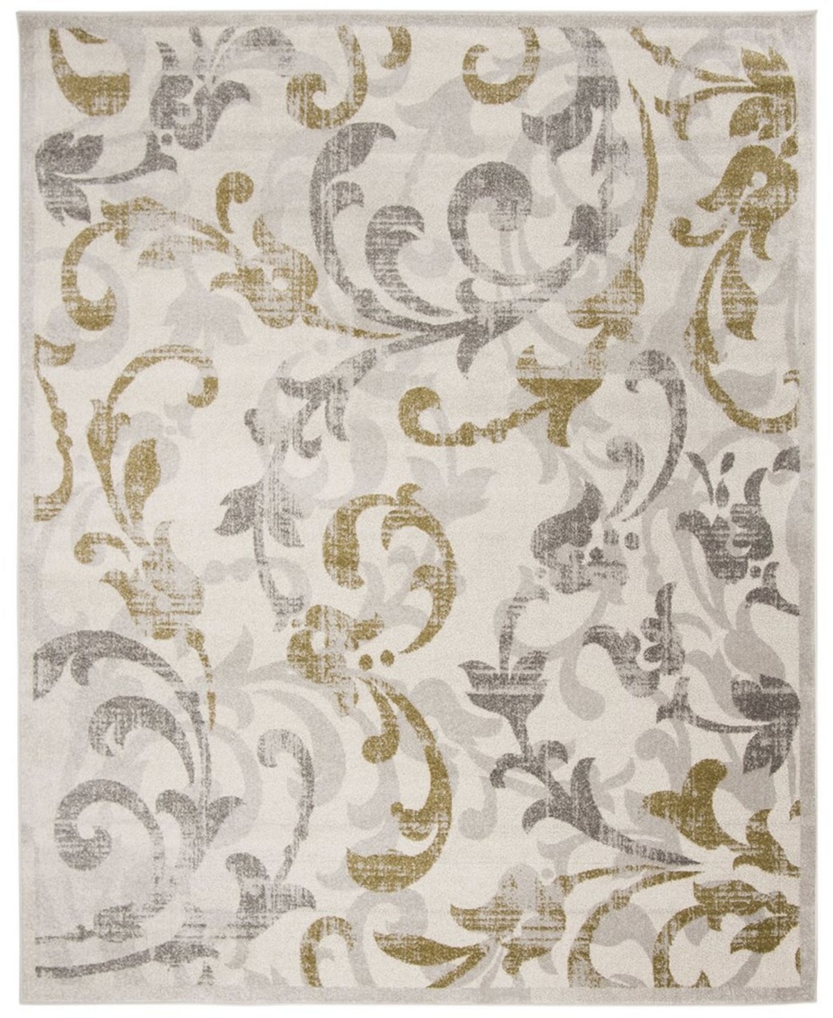 Safavieh Amherst Ivory and Light Gray 8' x 10' Area Rug - Ivory