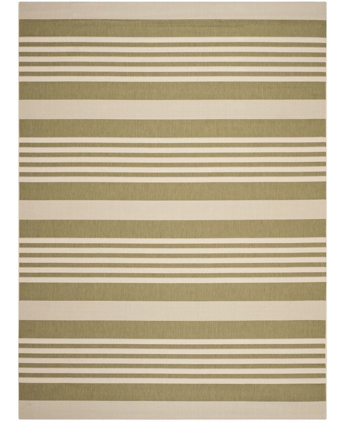 Safavieh Courtyard Green and Beige 8' x 11' Sisal Weave Outdoor Area Rug - Green / Be