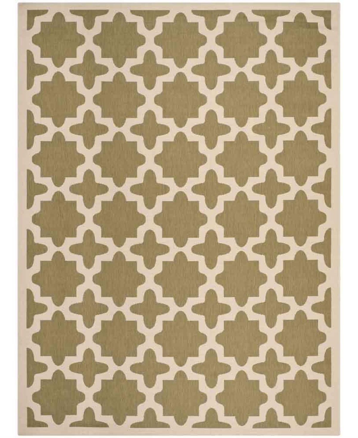 Safavieh Courtyard Green and Beige 8' x 11' Sisal Weave Outdoor Area Rug - Green / Be