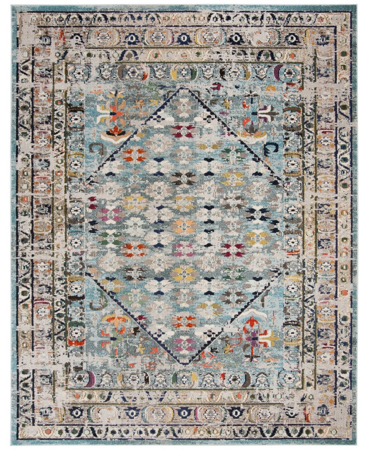 Safavieh Monaco 8' x 10' Area Rug - Blue/Light Grey