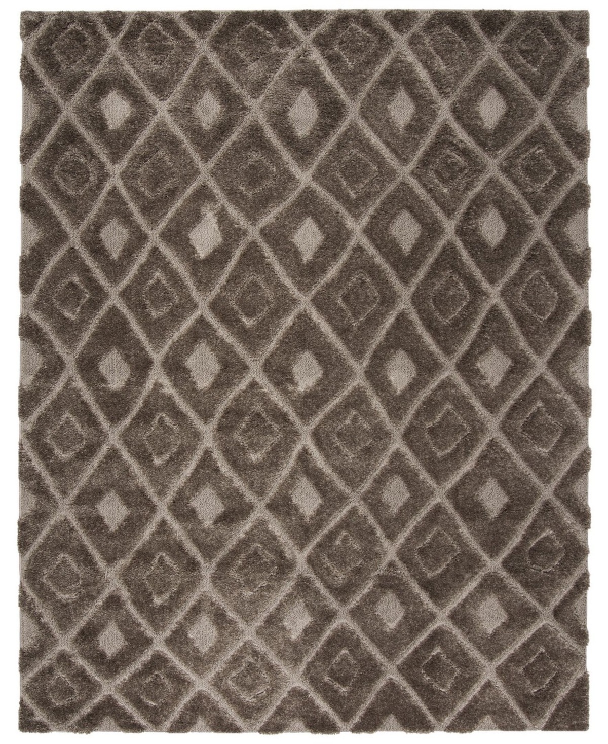 Safavieh Olympia Mushroom 8' x 10' Area Rug - Dark Brown
