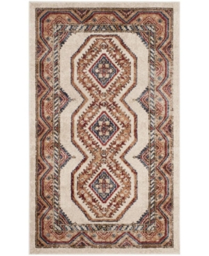 Safavieh Bijar Ivory and Rust 3' x 5' Area Rug