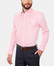 Men's Slim-Fit Stretch Solid Dress Shirt, Online Exclusive Created for Macy's