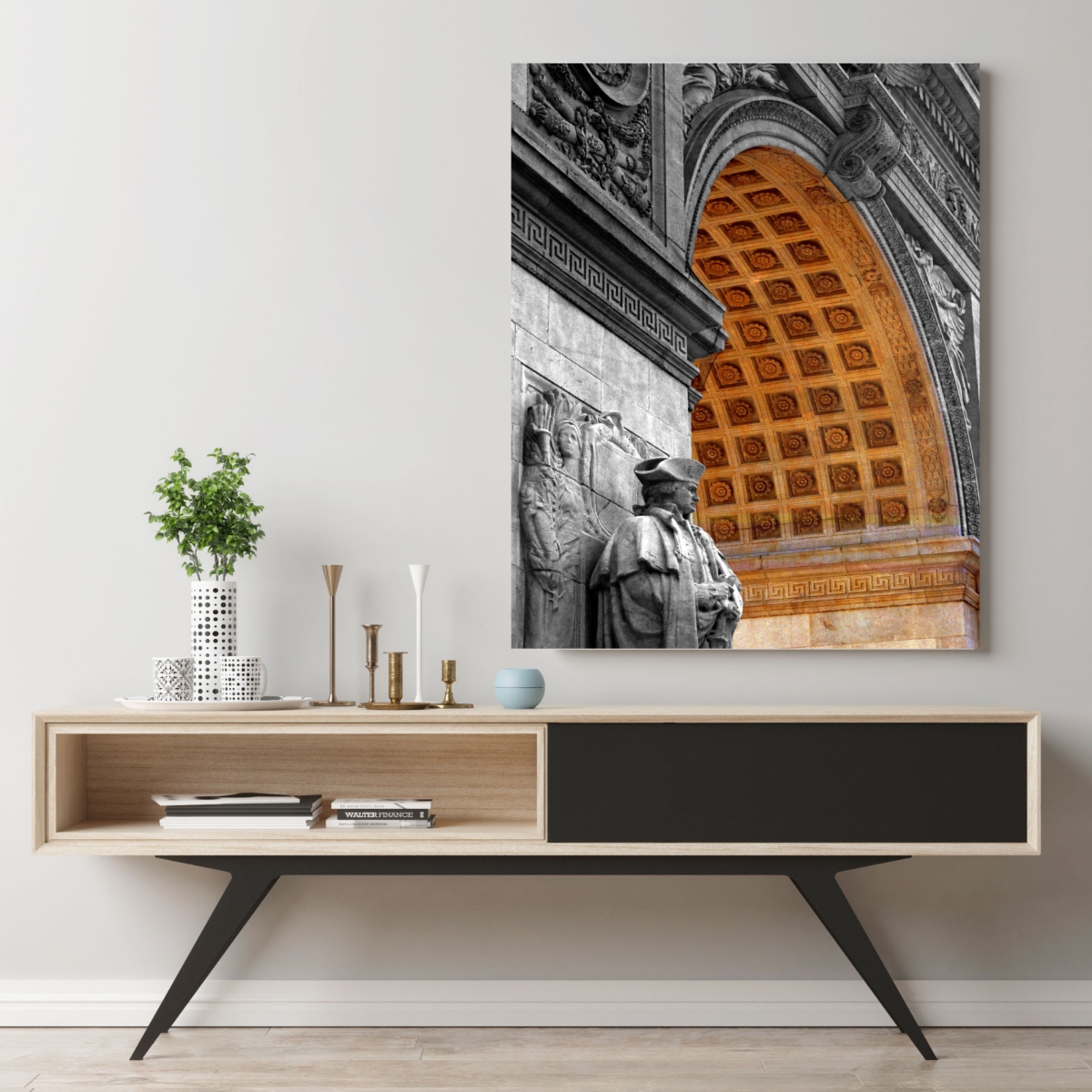 Courtside Market Washington Sq Arch Gallery-Wrapped Canvas Wall Art -