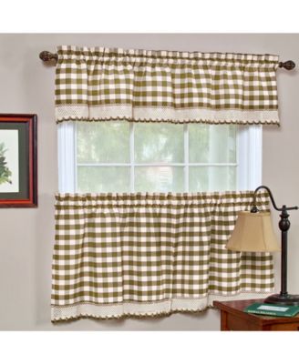 Buffalo Check Window Valance, 58" x 14"