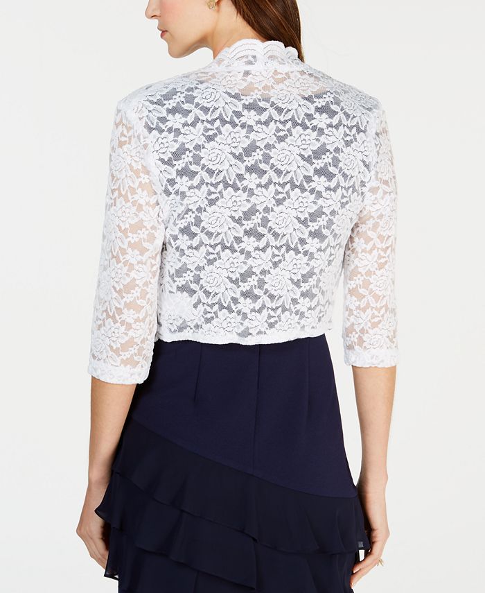 Connected - Scalloped Lace Shrug