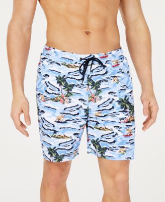 macys mens swim trunks