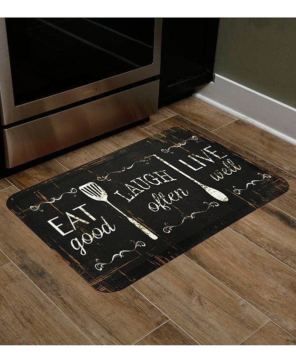 Home Dynamix Designer Chef Rooster Cushioned AntiFatigue Kitchen Mat