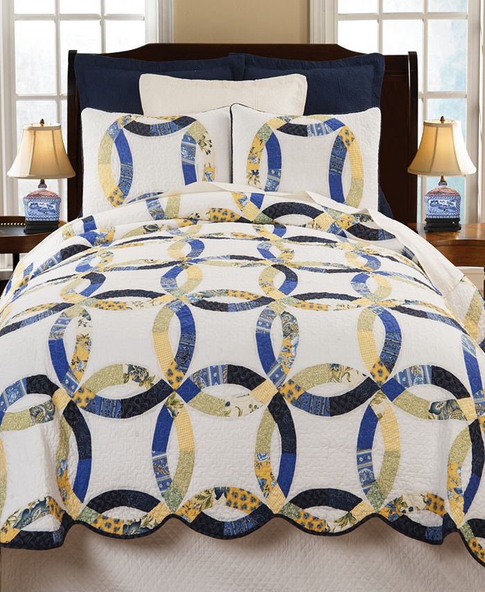 C F Home Annie s Wedding Ring Twin 2 Piece Quilt Set Macy s