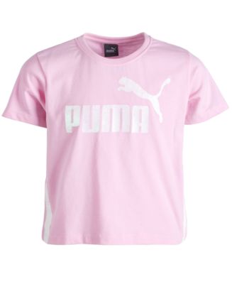 Puma North America Puma Big Girls Logo-Print T-Shirt - Macy's