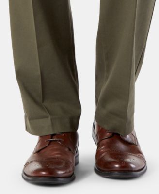 Men's Easy Straight Fit Khaki Stretch Pants