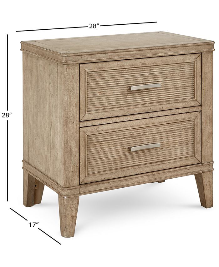 Furniture CLOSEOUT! Beckley USB Outlet Nightstand, Created for Macy's