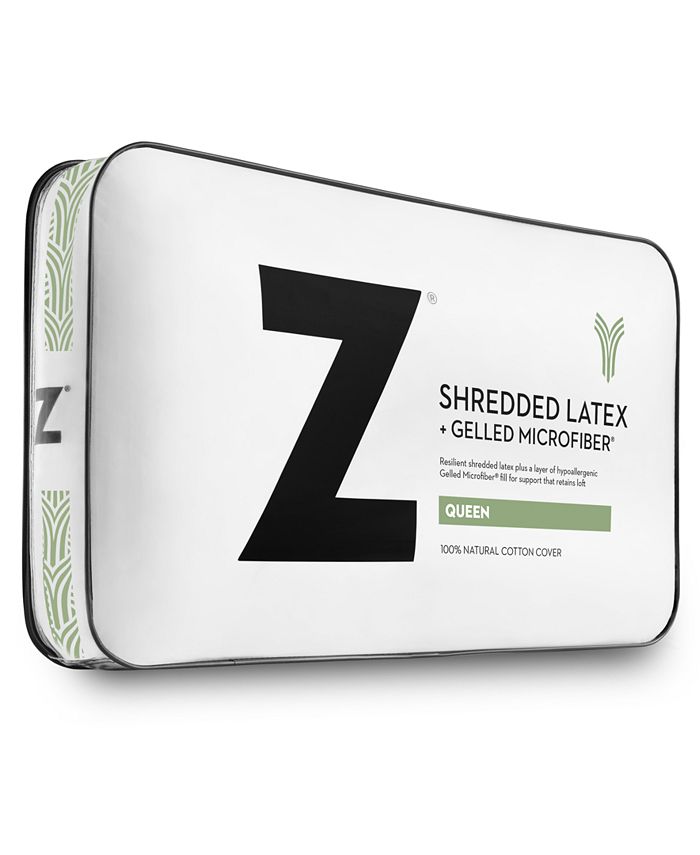 Malouf Z Shredded Latex or Gelled Microfiber Pillow King Macy's