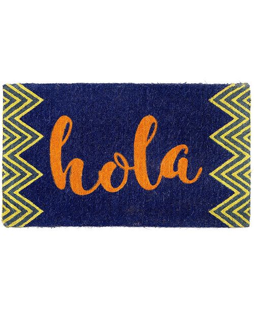 Fab Habitat Doormat Hola 18 X 30 Extra Thick Handwoven Durable