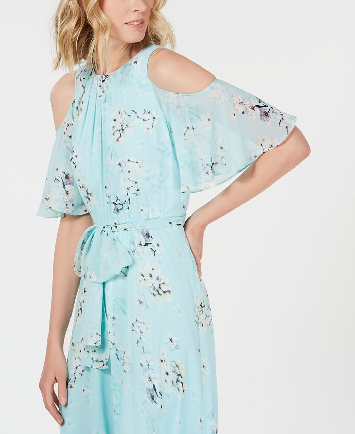 calvin klein cold shoulder maxi dress Beach Dress Calvin Klein Cold Shoulder Maxi Dress Calvin Klein Women's  V-Neck Sleeveless A-Line Maxi Dress Macy's