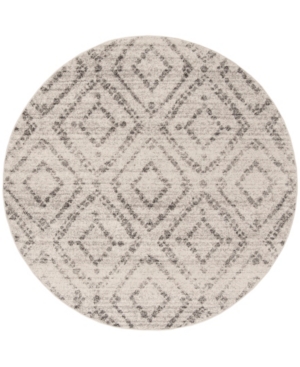 Safavieh Adirondack Light Gray and Gray 4' x 4' Round Area Rug